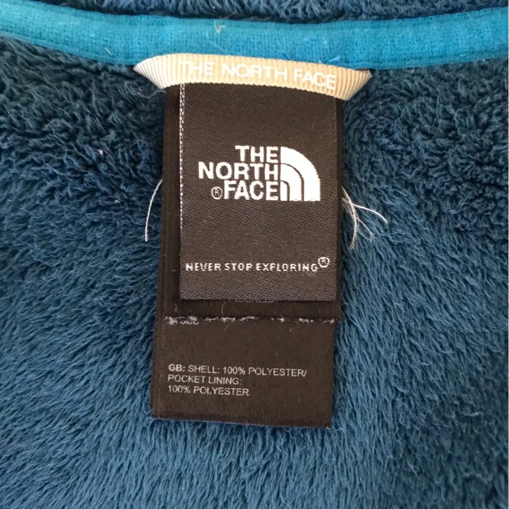 Teal North Face X-small Fitted Fleece - Picture 5 of 8